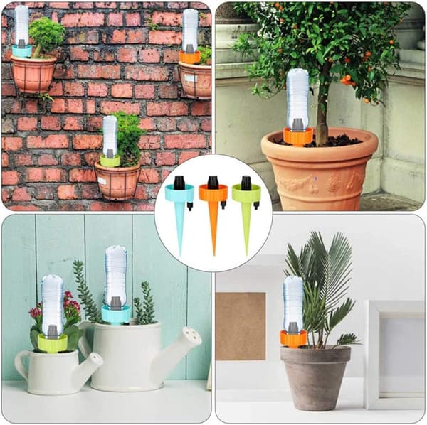 Dryppvanning, 12 plantevannings pigger med ventilbryter for I
