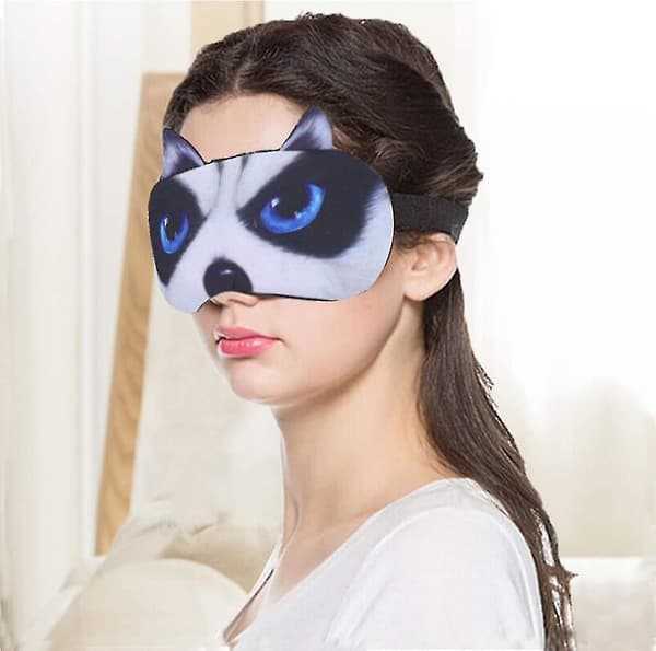 Dww-4-pack Sovmask, Djur Sovmask Mjuk Fluffig Ögonmask DXGHC