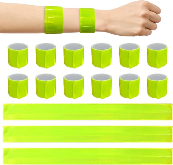 Reflekterande Armband, 15 st Reflekterande Armband Säkerhetsreflektor DXGHC