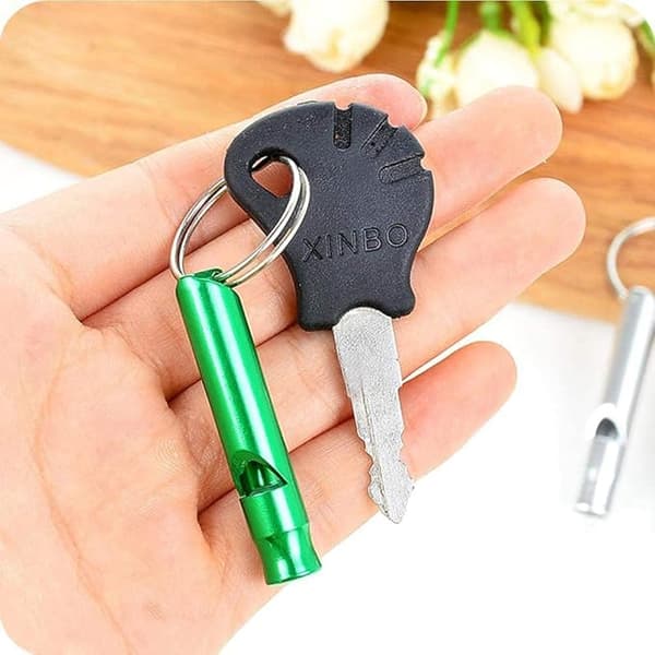 5-pack Små Utomhusvisselpipor för Vandring Camping Klättring