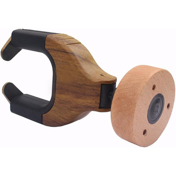 Gitarrväggfäste i trä, väggmonterad gitarrhållare