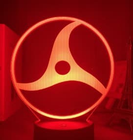 Designet fjernkontrollfunksjon Akryl 3D LED USB øyevern