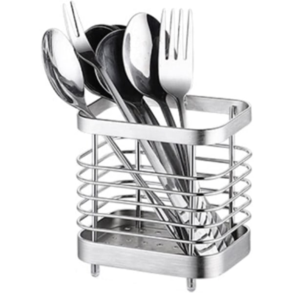 Svampholder for kjøkkenvask, sølv，Kjøkkenorgani i rustfritt stål