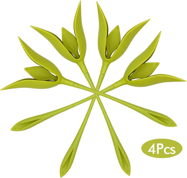 4 stk. Blomsterformet Serviettholder Kreativ Blomster Serviettholder