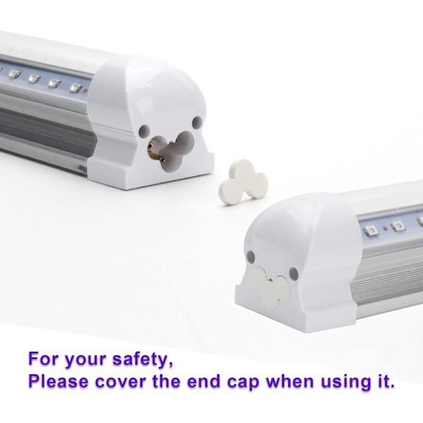 395nm 10W LED Rør Sort Lys, 48 LED UV Lys Bar, DJ Disco Li