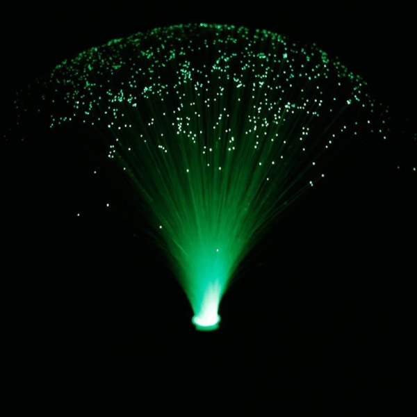 LED-fiberoptiska lampor med flera färger som byter färg