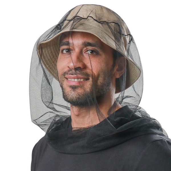 Myggnetting for hode - Gnat Repellant Head Netting for No See Ums Insects Bugs Gnats Biting Midges from Any Outdoor Activiti