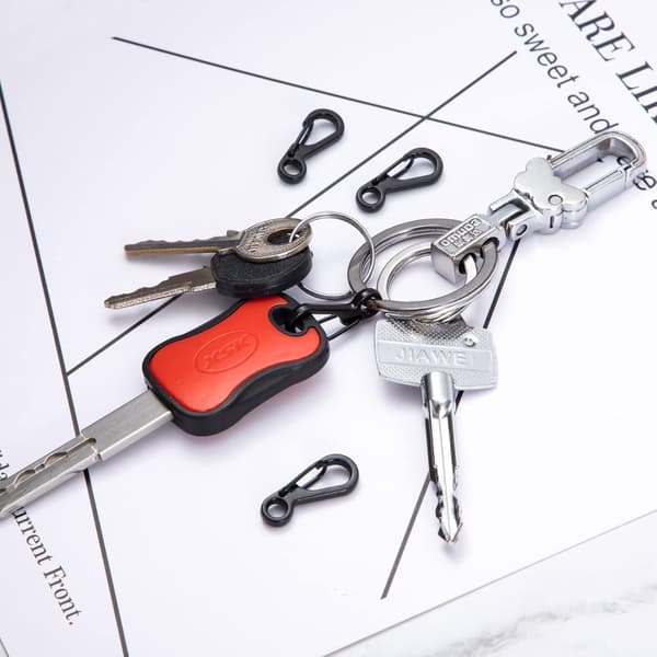 Tiny Clips Legering Spring Hook Nøglering Spænder EDC Lille Hængende Bu