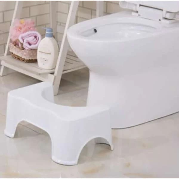 Toiletstol - Til lindring af forstoppelse - Squatty Potty hvid white 750,D
