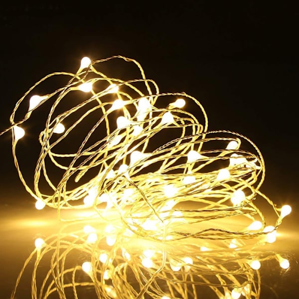 2 st LED sagoslysa batteridriven, mini batteri