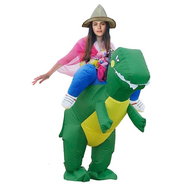 Uppblåsbar Dinosaurie Maskerad Polyesterklänning DXGHC