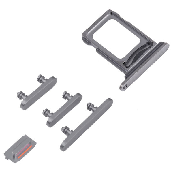 SIM-kortfack + SIM-kortfack + Sidoknappar för iPhone 14 Pro Max DXGHC
