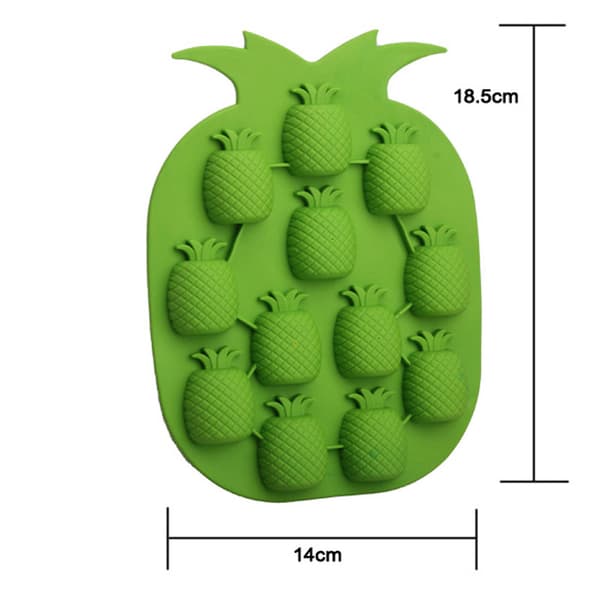 4 kpl Ananas Suklaa Makeiskoukut, (Satunnainen Väri) Pineapp DXGHC
