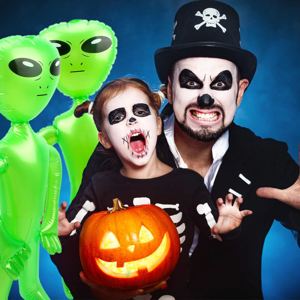 4 Pak Jumbo Oppustelig Alien 35 Tommer Alien Oppustelig Legetøj Oppustelig