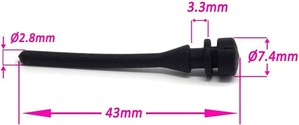 20 st PC-fläkt Soft Silikon Anti-brus Vibrations skruvar Fa DXGHC
