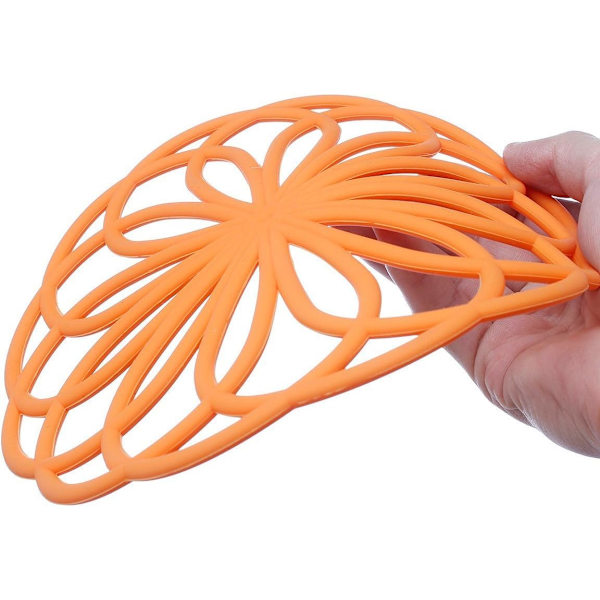 Silikon Multifunktionel Blomstformet Trivet, Vaskemåtte (Sæt af 3)