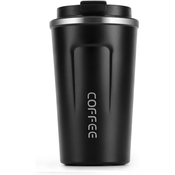 Kaffekopp, resemugg Isolerad & återanvändbar thermal rostfri Ste
