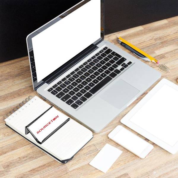 6 Pak Metal Mesh Visitkort Holder til Kontor DXGHC