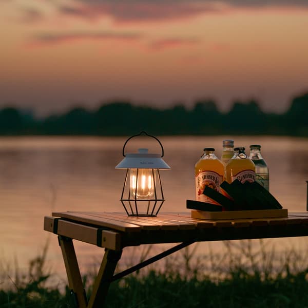 Utomhus campinglampa Multifunktionell retro campinglampa Conv