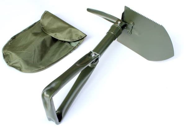Foldbar Pickaxe Spade 3 Dele Sort