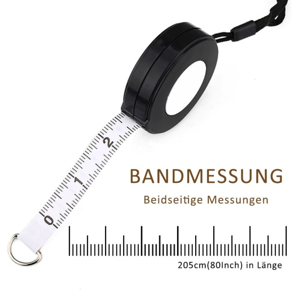 Mjukt måttband, dubbelsidigt måttband för sömnad, DXGHC
