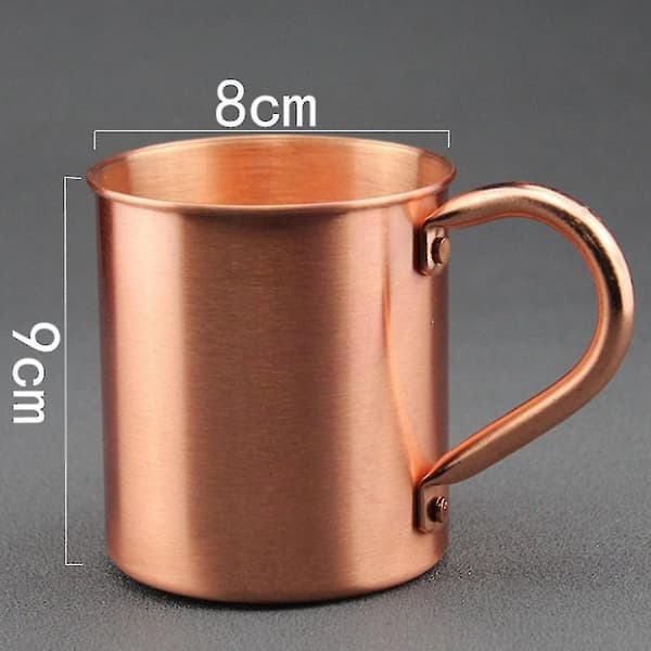450ml Kopparmugg Vattenkopp Moscow Mule Mugg Rak Kropp Curl DXGHC