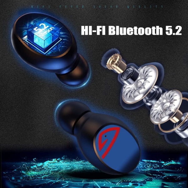 Bluetooth kuulokkeet, langattomat In-Ear HiFi-stereokuulokkeet, Wir
