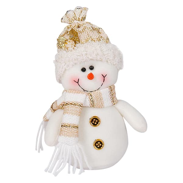 Jultomte Snögubbe Docka Julpynt Söt Juldekoration