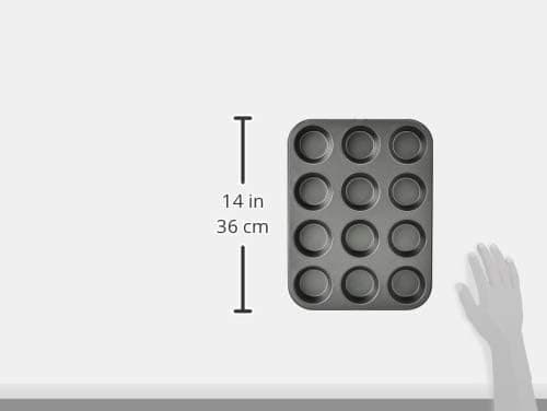 Sæt med 2 Non-Stick Muffinforme i Kulstofstål
