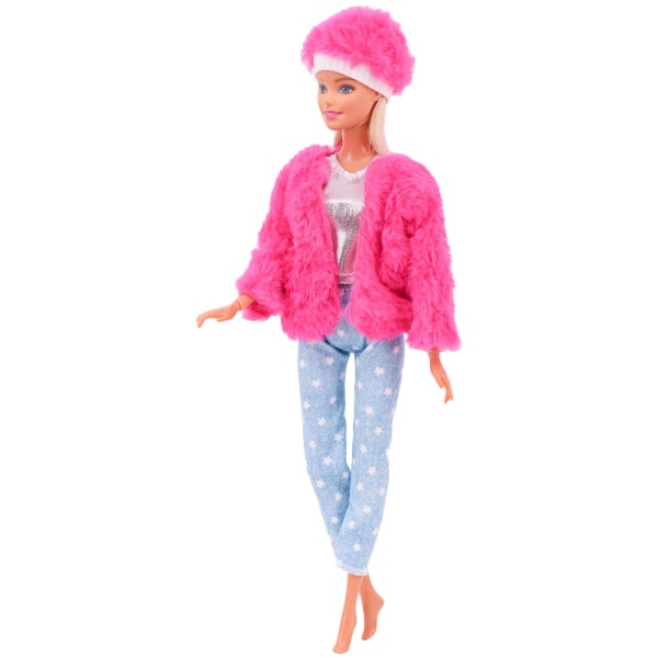 Dockkläder accessoarer plysch väst jacka+kjol set L359 DXGHC