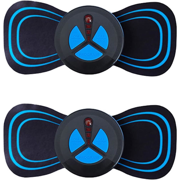 2 stk. Bærbar Massager, Mini Nakkemassager, Elektrisk Massager, C