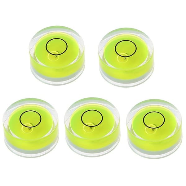 Sett med 3 runde vaterpass, 12 mm x 6 mm