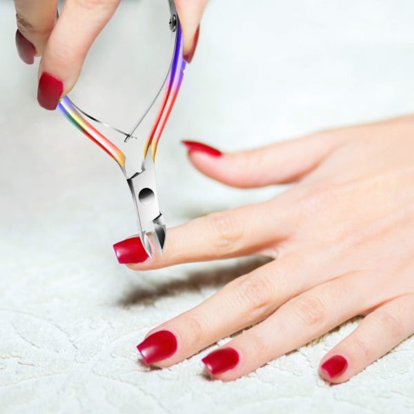 Nagelbandstrimmer med nagelbandsskjutare, nagelbandsborttagningsskärning sid