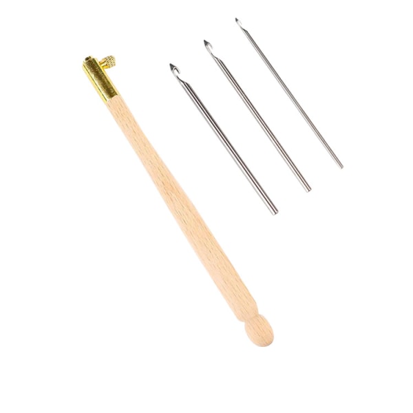 Broderikrok med 3 nålar 1,0 mm/1,0/mm/1,2 mm Broderi DXGHC