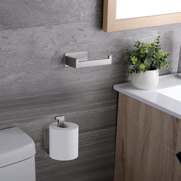 Toiletpapirholder, Klæbende Toiletpapirholder, SUS 304 Rustfrit Stål