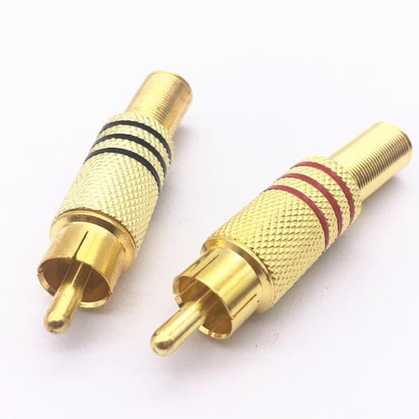 RCA Han, RCA Terminal Lydforbindelse, RCA Loddeforbindelse, RC DXGHC