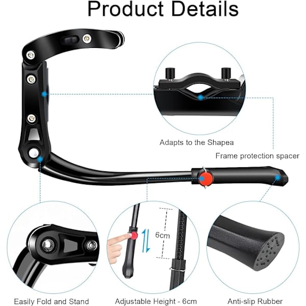 Velo DIAOCARE Sykkelstøtte 24\"- 29\" Justerbar Alloy Bi DXGHC