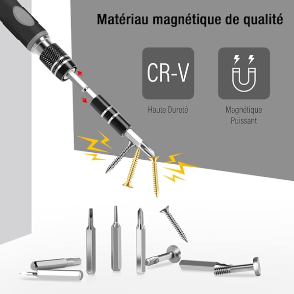 Tarkkuusruuvimeisselisetti 32 ​​in 1 - Mini magneettinen ruuvimeisseli S
