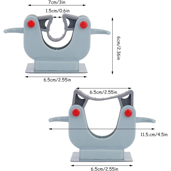 Selvklebende kostholder Kostkrok Veggmontert mopp og holder for