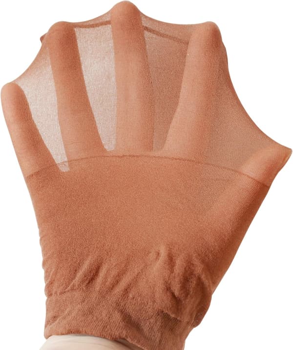 6 stycken Unisex Perukmössor Andningsbara Nylon Perukmössa (Mörkbrun)