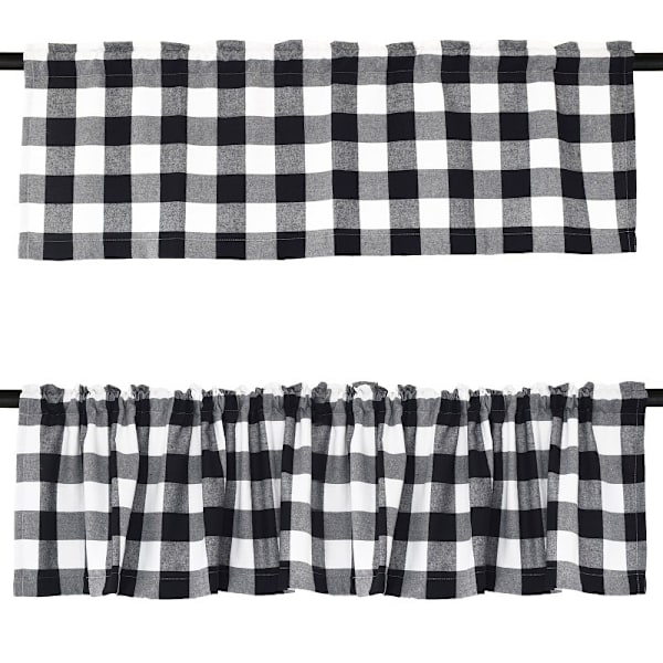 1 Förpackning Moderna Minimalistiska Köksgardiner Halvgardin Jul