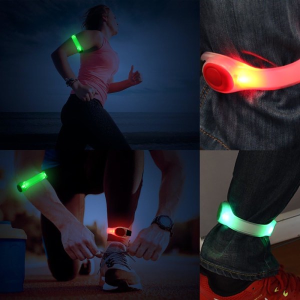 LED-armband - Mycket Ljus Jogging och Säkerhetsbelysning för Alla