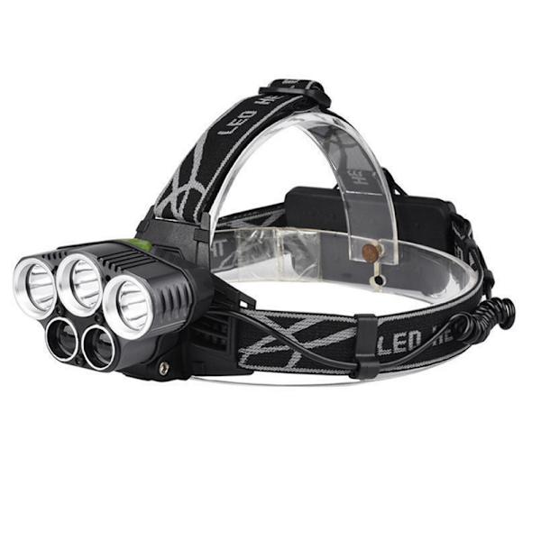Kraftig Oppladbar Hodelykt, 6 Moduser LED Hodelykt Kraftig Hea