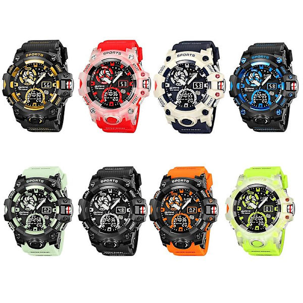 Stryve S8027 Sports Luminous Dual Display Chronograph Watch DXGHC