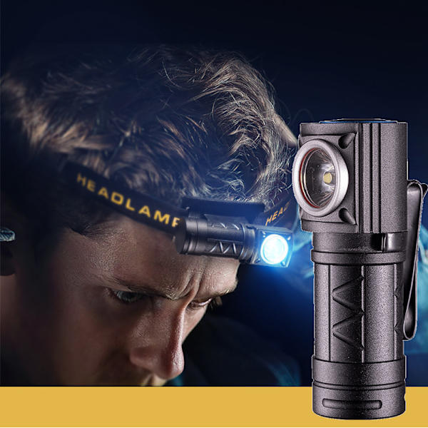 Ny XPG Mini Ficklampa USB Laddning 10W LED Taktisk Vandring Stark L