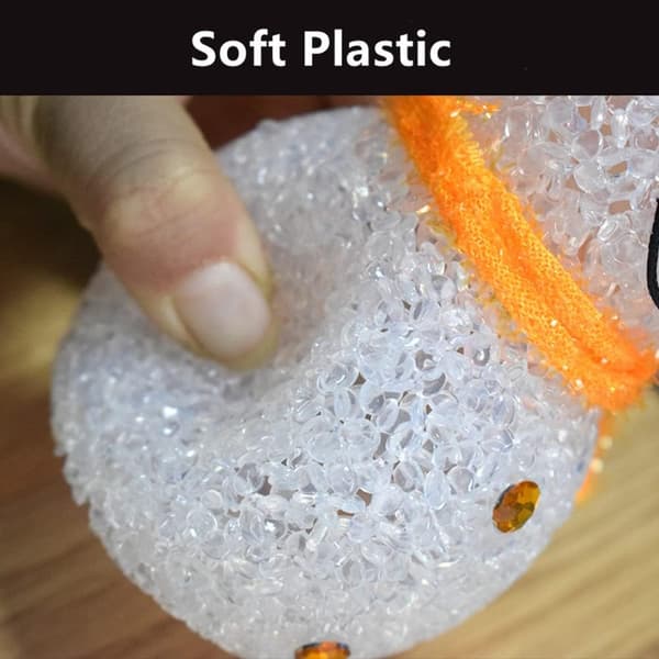 3-pack Sol-drivna Snögubbe Julvägslampor, Snögubbelampor