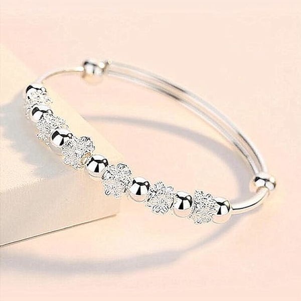 Perle-spinner armbånd for kvinner og jenter - lindrer angst, kan åpnes enkelt