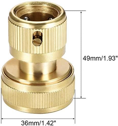 19 mm (3/4 tum) Mässing Bevattningskoppling, Snabbkopplingar för