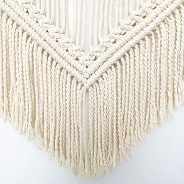 Macrame väggbonad i bohemisk stil, vävd för inredning