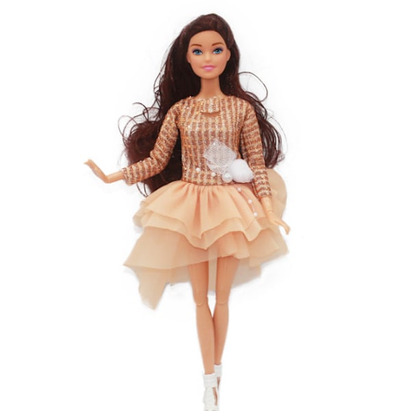 4 stk. 30 cm Barbie dukkekjole antrekk mote